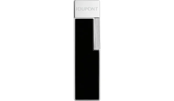 Isqueiro S.T. Dupont Twiggy Preto Lacado Cromado 030111