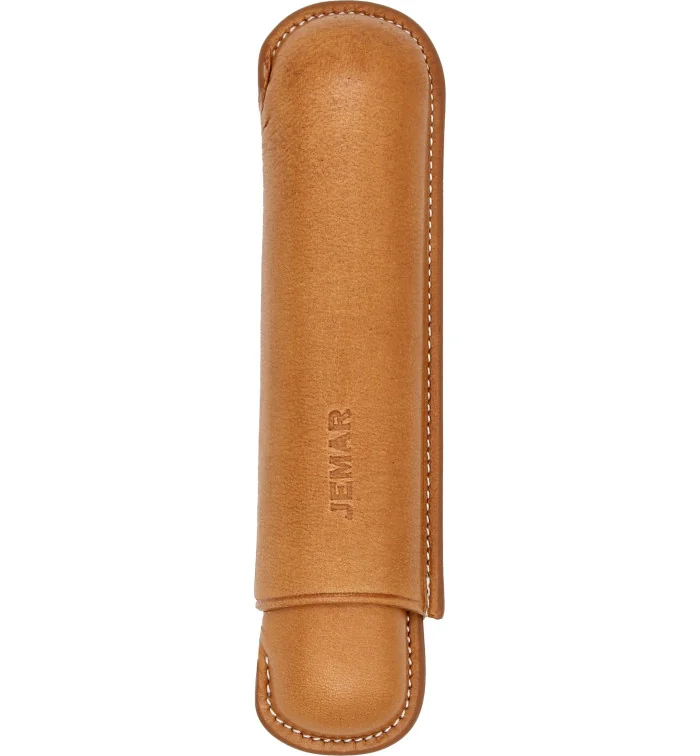 Estojo Jemar de Couro Natural para Charutos 464/1