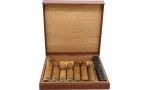 Humidor de viagem Bulldog by Dunhill 10 Marrom