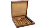 Humidor de viagem Bulldog by Dunhill 10 Marrom
