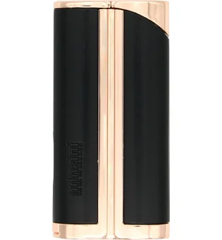 adorini Single Jet Curve Lighter Black / Rose Gold incl. Soco de Cigarro