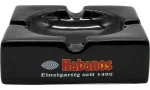 Cinzeiro quadrado Habanos preto