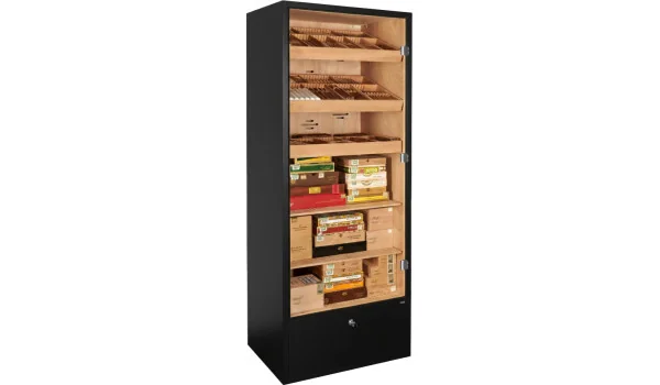 Humidor de armário Primo Preto da Adorini foto 9