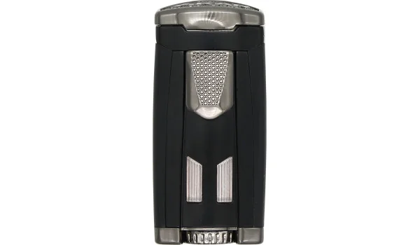 Isqueiro Xikar três chamas preto fosco foto 2