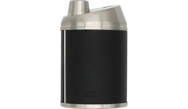 Isqueiro de mesa Jet Edge da adorini, cromado preto acetinado foto 6