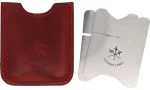 Les Fines Lames Cigar Bench com estojo de couro Cherry Red