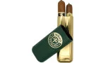Estojo para charutos Montecristo Open em couro e metal, 2 charutos