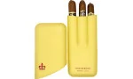 Estojo para charutos Montecristo amarelo para 3 charutos