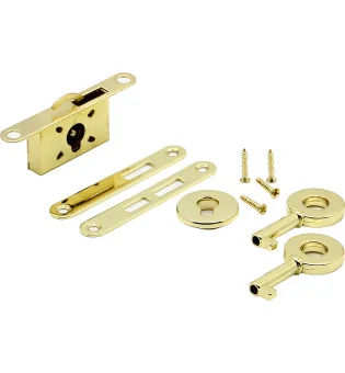 Conjunto de trava de parafuso giratório padrão para umidificador, dourado