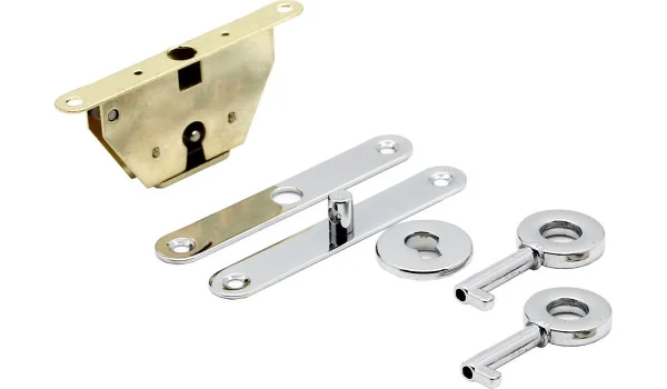 Conjunto de trava de pino e parafuso Humidor Prata foto 5
