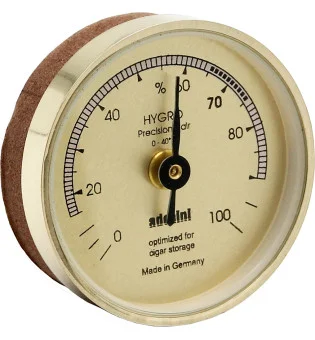 Higrômetro dourado adorini com vedação