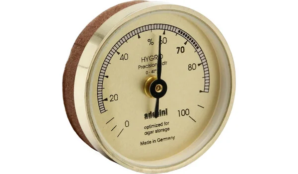 Higrômetro dourado adorini com vedação