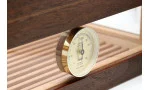 Higrômetro dourado adorini com vedação