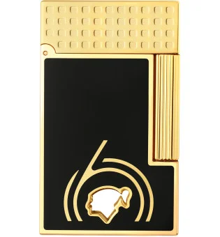 S.T. Dupont Ligne 2 Isqueiro Cohiba 60 preto e dourado 016472N