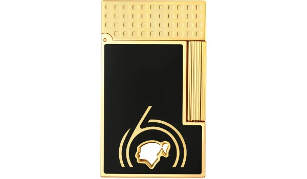 S.T. Dupont Ligne 2 Isqueiro Cohiba 60 preto e dourado 016472N