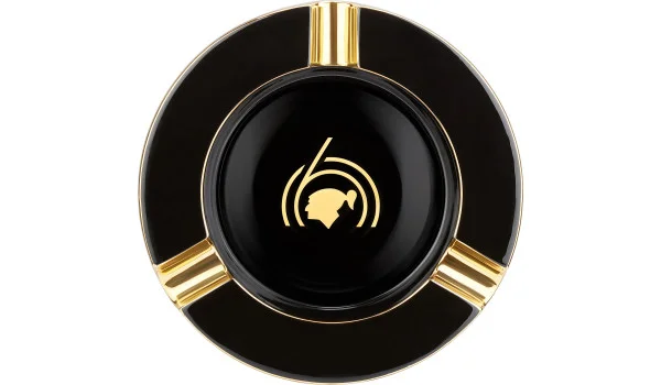 S.T. Dupont XL Ashtray Cohiba 60 preto e dourado 006472