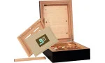 BigSmoke Humidor Mini Black incl. pack Boveda 72%