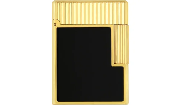 S.T. Dupont Ligne 1 Isqueiro Verniz preto Ouro amarelo C14120