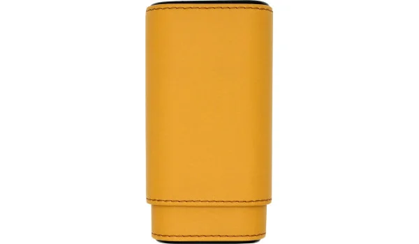 Estojo de couro para charutos Amarelo / Carbono foto 9