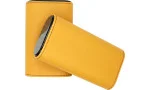 Estojo de couro para charutos Amarelo / Carbono foto 10