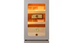 adorini Humidor Lumina Grande Deluxe cinza-claro
