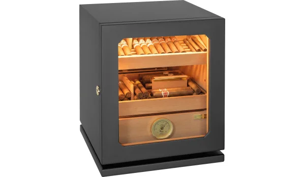 adorini Humidor Lumina Medium Deluxe preto
